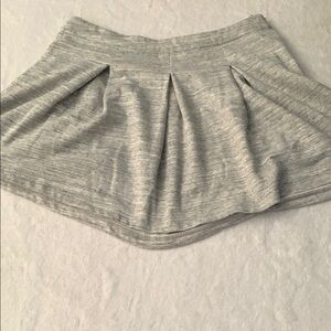 Tommy Hilfiger Gray Pleated Skater Mini Skirt